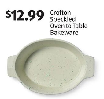 Aldi Crofton speckled oven to table bakeware offer