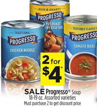 Dollar General Progresso® soup offer