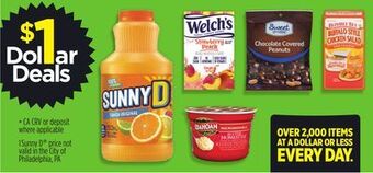 Dollar General Assorted grocery products offer