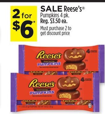 Dollar General Reese's® pumpkins offer