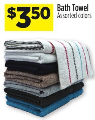 Dollar General Bath towel offer