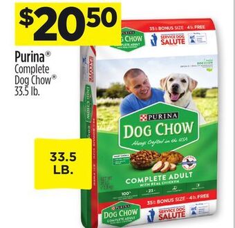 Dollar General Purina® complete dog chow® offer