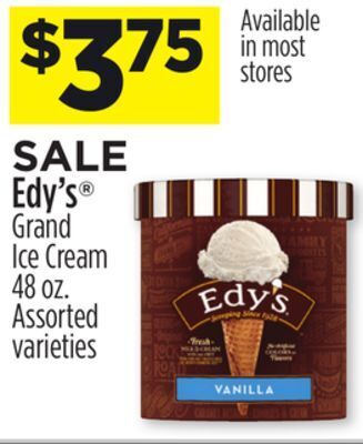 Dollar General Edy's® grand ice cream offer