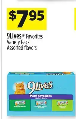 Dollar General 9lives® favorites variety pack offer