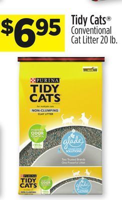 Dollar General Tidy cats® conventional cat litter offer