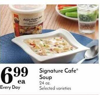 Pavilions Signature cafe soup offer