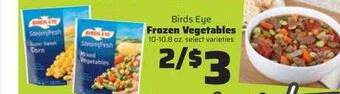 County Market Birds eye frozen vegetables offer