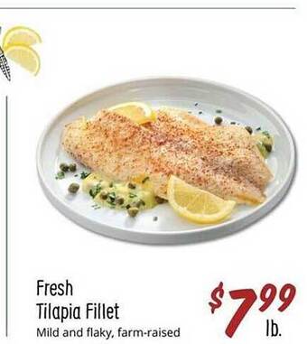 Sprouts Farmers Market Fresh tilapia fillet offer