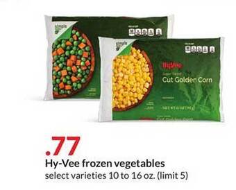 Hy-Vee Hy-vee frozen vegetables offer