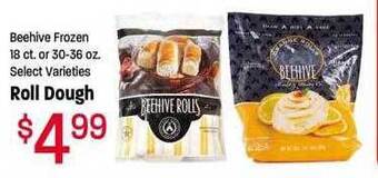 Maceys Beehive frozen, roll dough offer