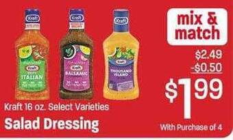 Maceys Kraft salad dressing offer