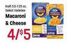 Maceys Kraft macaroni & cheese offer