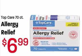 Maceys Top care allergy relief offer