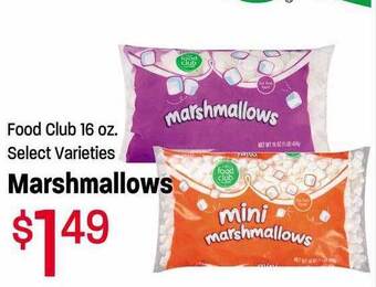 Maceys Food club marshmallows offer