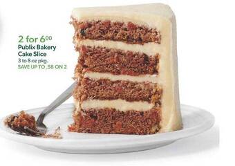 Publix Publix bakery cake slice offer