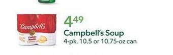 Publix Campbell's soup offer