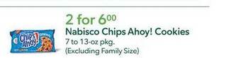 Publix Nabisco chips ahoy! cookies offer