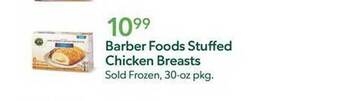 Publix Barber foods stuffed chicken breasts offer