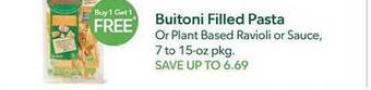 Publix Buitoni filled pasta offer