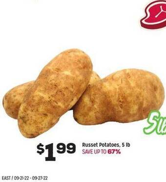 Grocery Outlet Russet potatoes, 5 lb offer