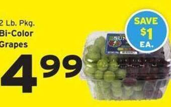 Hannaford Bi-color grapes offer