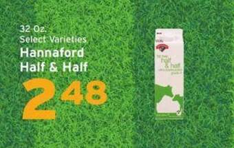 Hannaford Hannaford half & half offer