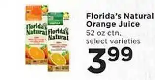 Florida's natural orange juice