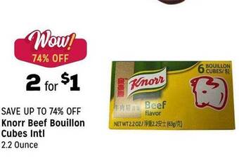Grocery Outlet Knorr beef bouillon cubes intl offer