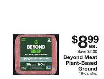 Fairway Store Market Beyond meat plant-based ground offer