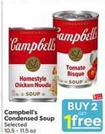Weis Markets Campbell's condensed soup offer