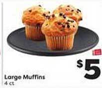 Weis Markets Large muffins offer