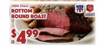 The Food Emporium Bottom round roast offer