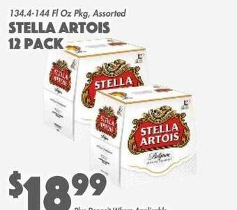 The Food Emporium Stella artois 12 pack offer