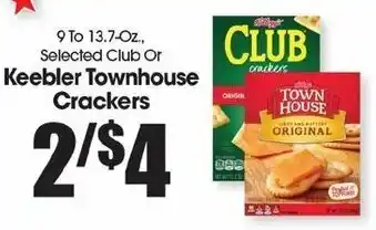 Keebler Townhouse Crackers 9-13.7 oz