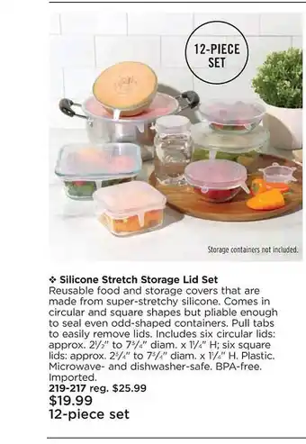 Avon Silicone strecht storage lid set offer