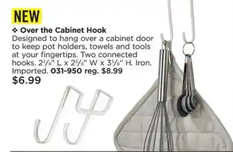 Avon Over the cabinet hook offer