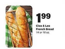 Stater Bros Cleo & leo french bread offer