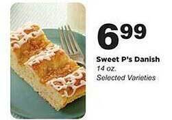 Stater Bros Sweet p's danish offer