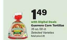 Stater Bros Guerrero corn tortillas offer