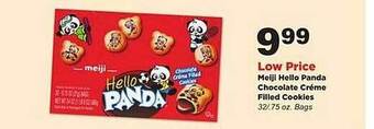Stater Bros Meiji hello panda chocolate crème filled cookies offer