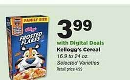Stater Bros Kellogg's cereal offer