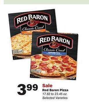 Stater Bros Red baron pizza offer