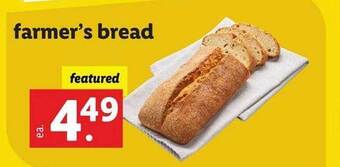 Lidl Farmer's bread offer