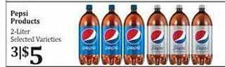 Rosauers Pepsi products offer