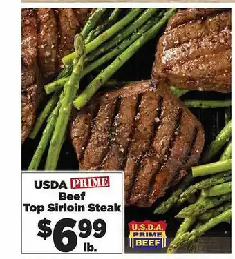 Rosauers Beef top sirloin steak offer