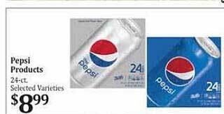 Rosauers Pepsi products offer