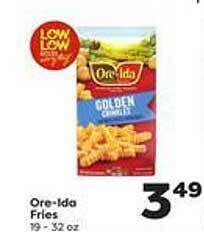 Weis Markets Ore-ida fries offer