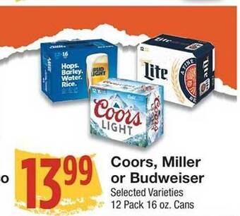 United Supermarkets Coors, miller or budweiser offer