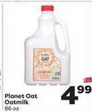 Weis Markets Planet oat oatmilk offer