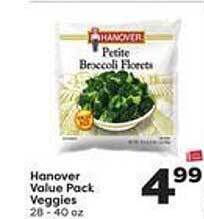 Weis Markets Hanover value pack veggies offer
